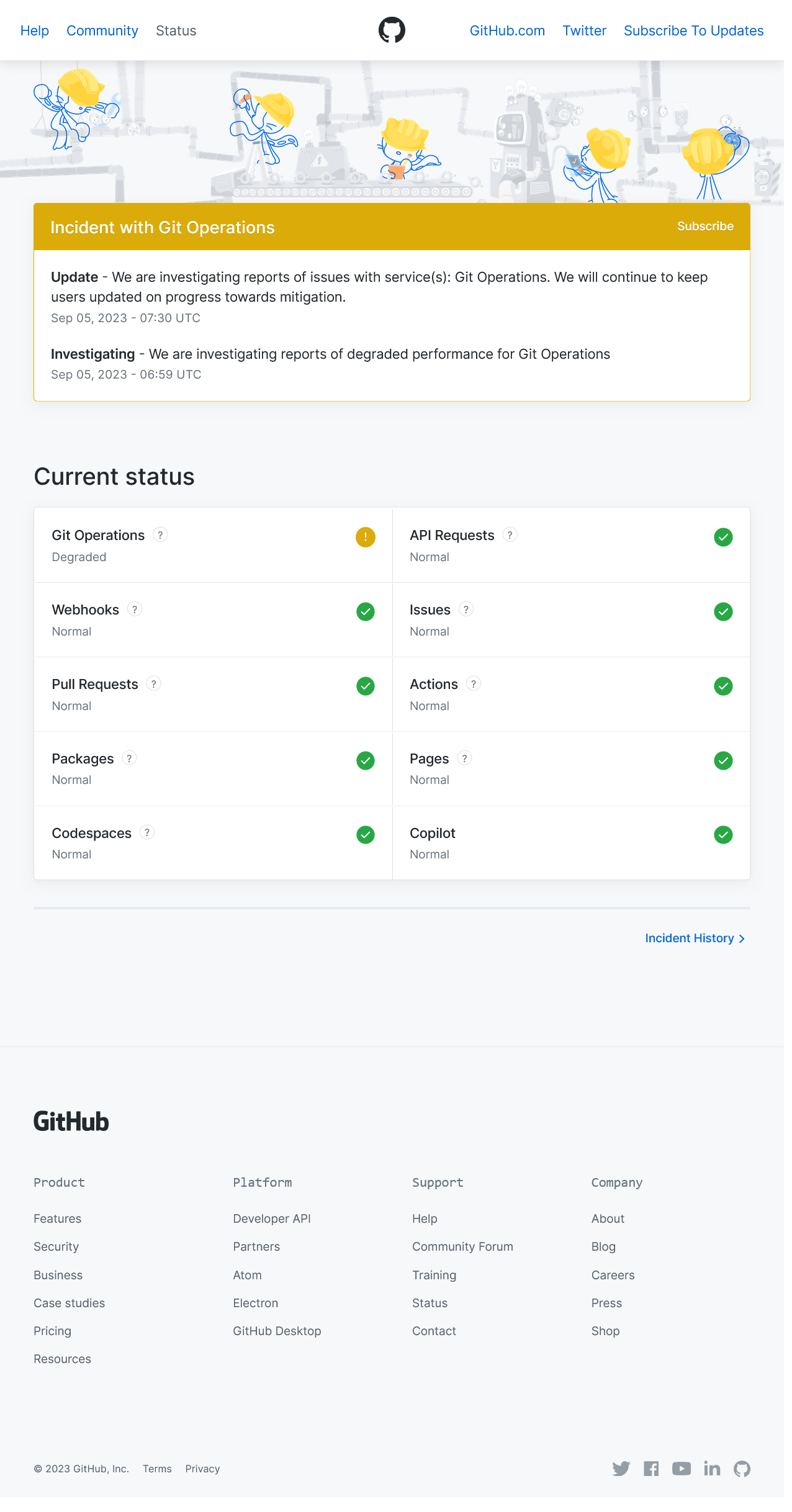 修复后的Github