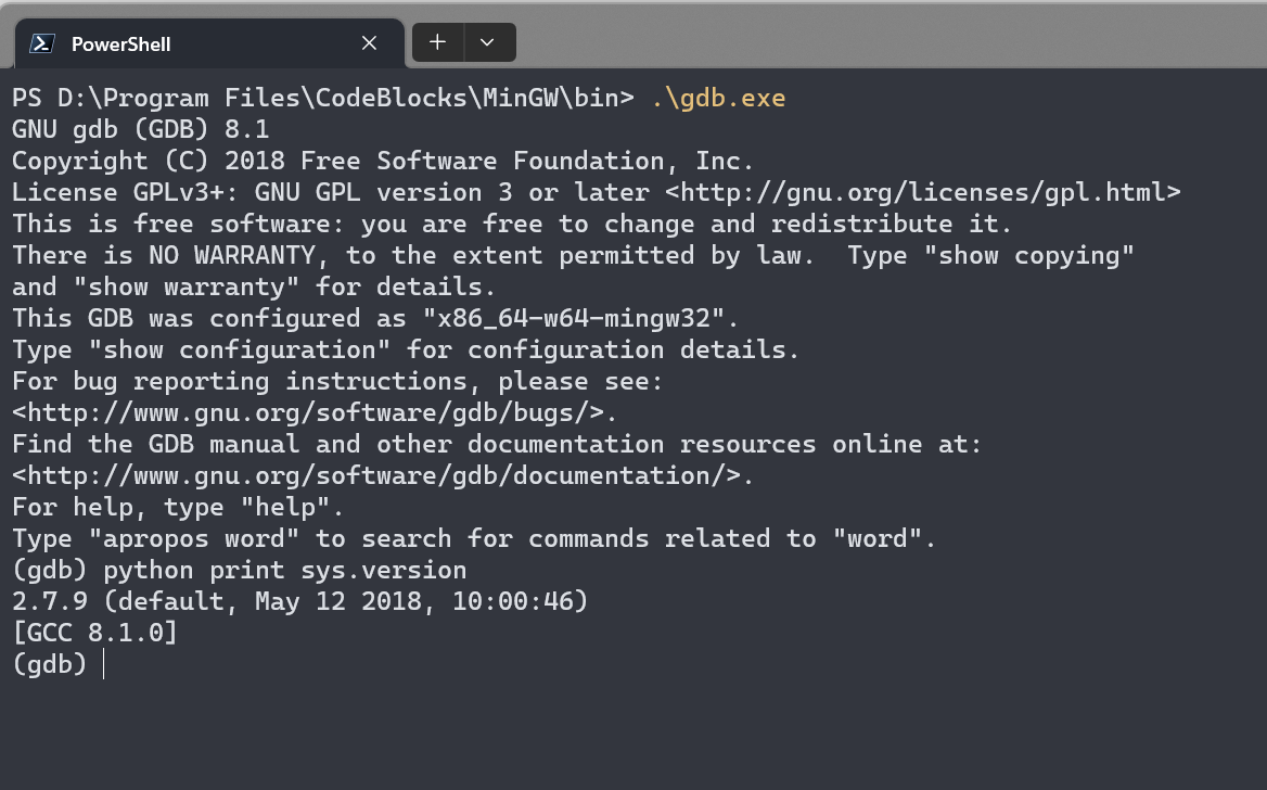 GDB